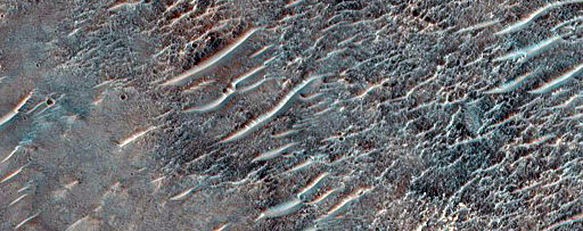 Candidate Recent Impact Site