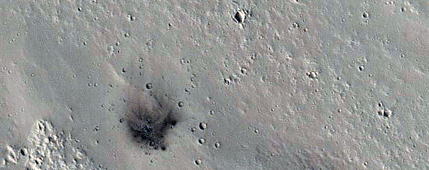 Candidate Recent Impact Site
