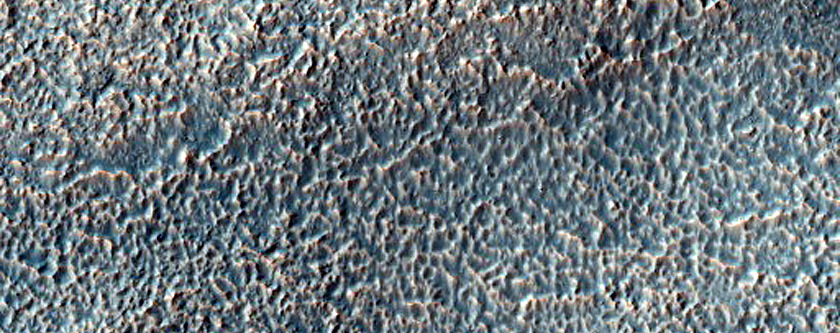 Channel in Valley near Newton Crater