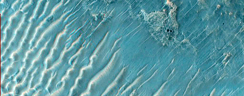 Central Pit of Impact Crater