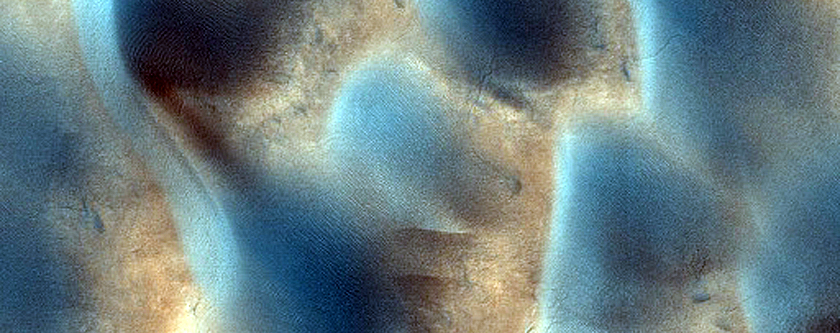 Stereo for Partially Eroded Dunes in Southern Terra Cimmeria