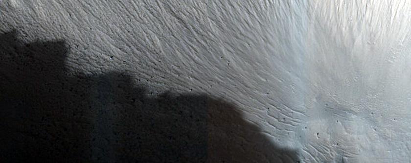 Searching for Frost on Steep Slopes