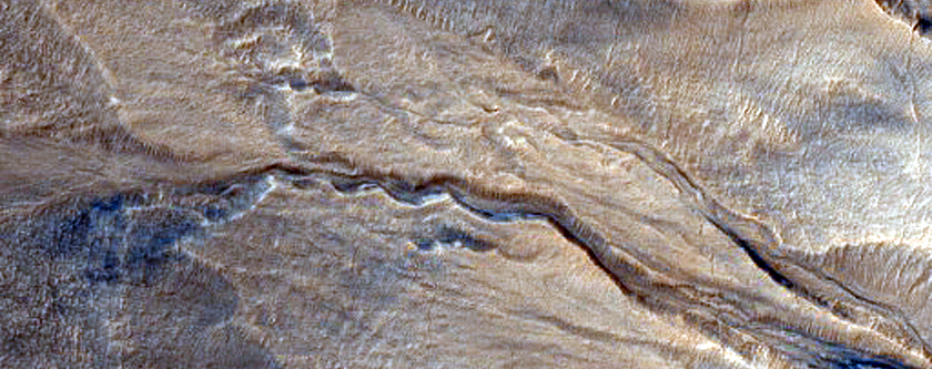 Monitor Slopes in Hellas Planitia