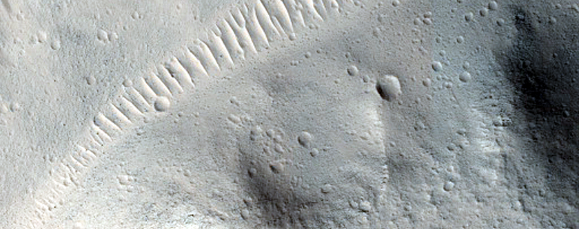 Slump in Kasei Valles