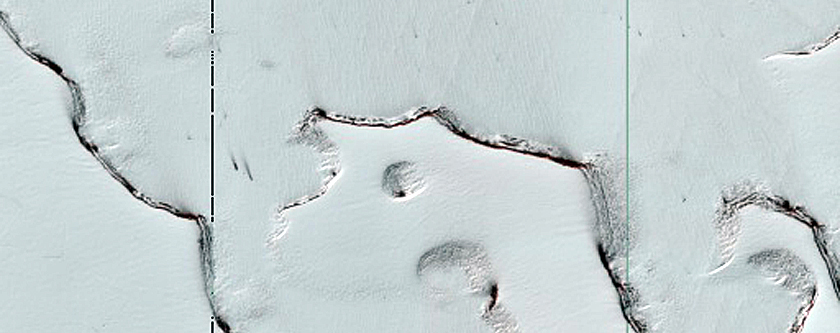 South Polar Residual Cap Margin