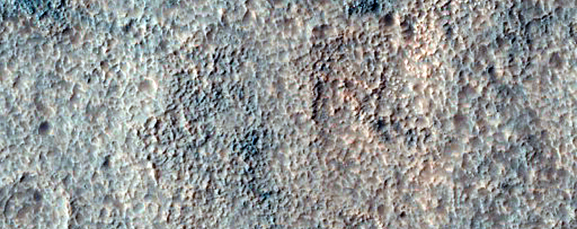 Central Noachis Terra Terrain