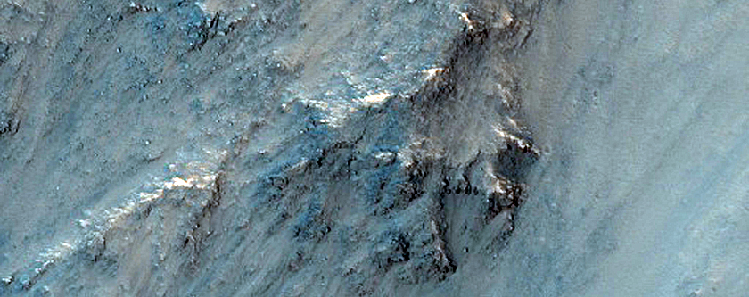 Canyon Walls in Coprates Chasma