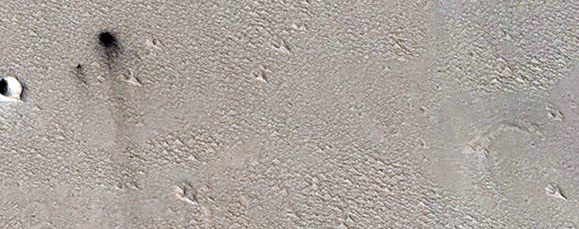 Candidate Recent Impact Site