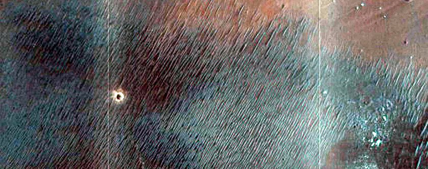 Crater with Steep Slopes