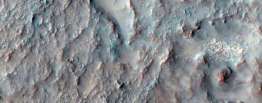 Inverted Channel in Noachis Terra