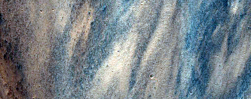 Search for Hydrated Phases in Valles Marineris Wall