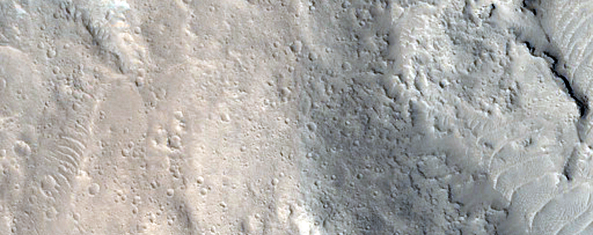 Terrain Southeast of Gale Crater