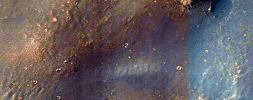 Wislicenus Crater and Terrain to North