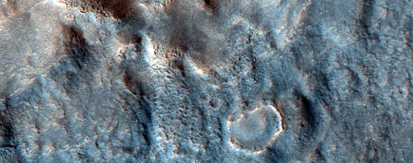 Craters in Northern Arabia Terra
