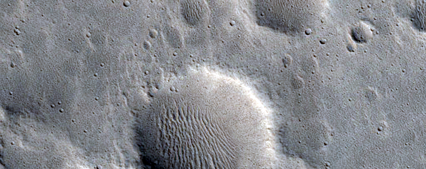 Kasei Valles Potential Layered Deposit
