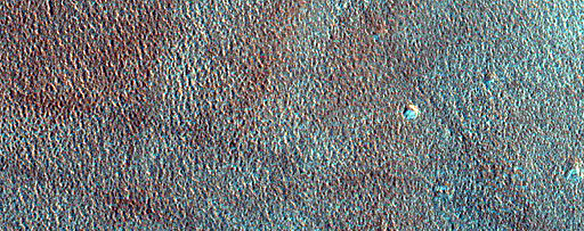 Terraced Crater in Northern Plains