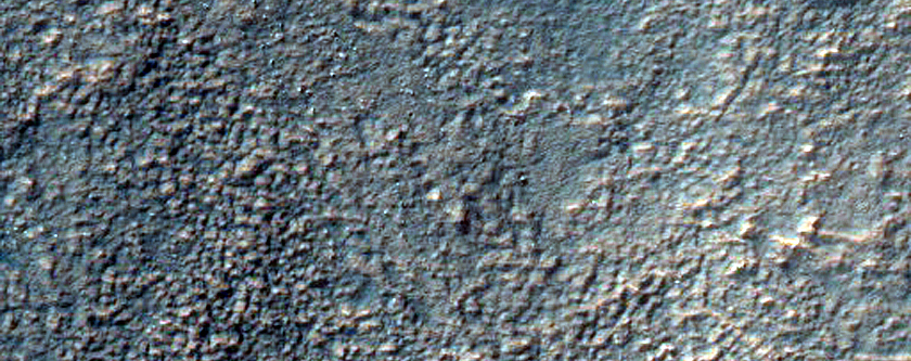 Clays Exposed North of Hellas Planitia