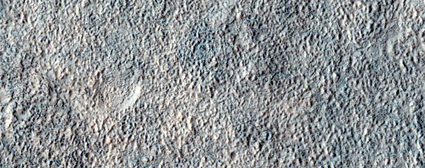 Inverted Channel in Noachis Terra