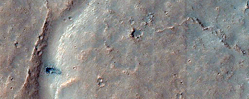 Channels on Bernard Crater Floor