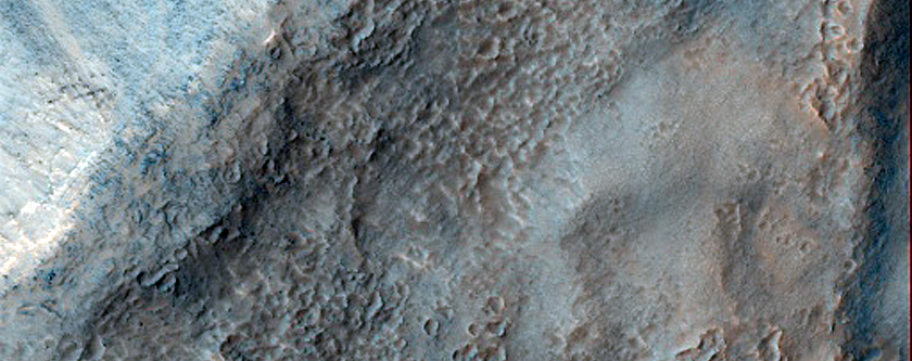 Channels near Hellas Planitia