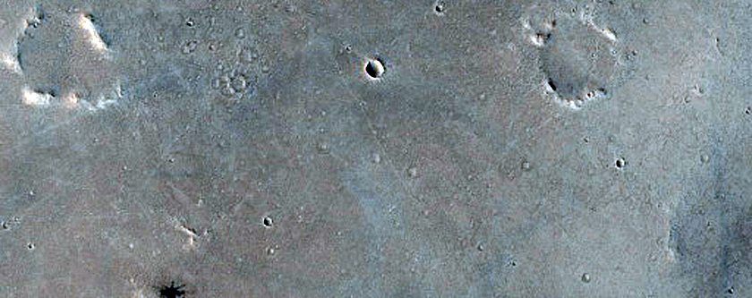 Candidate Recent Impact Site