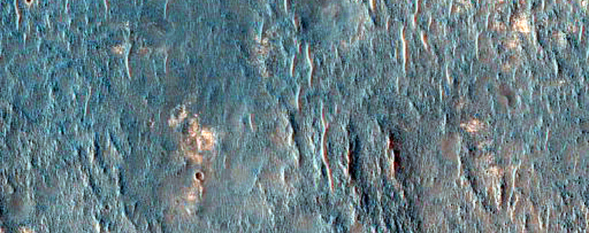 Inverted Channel in Noachis Terra