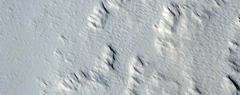 Candidate Recent Impact Site