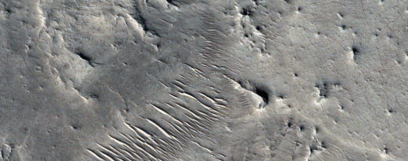 Ridges in Northeast Arabia Terra
