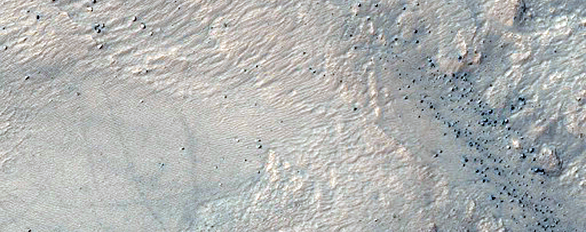 Ridge in Eastern Argyre Planitia