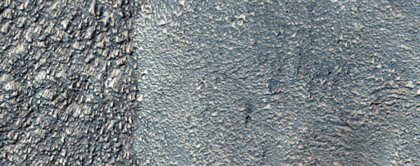 Wider Channel Connecting Glaciers in Coalescing Craters