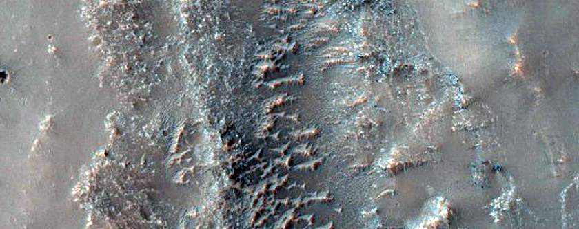 Inverted Channel in Noachis Terra