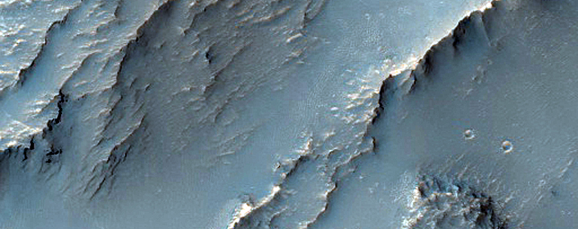 Alluvial Fans within Murray Crater