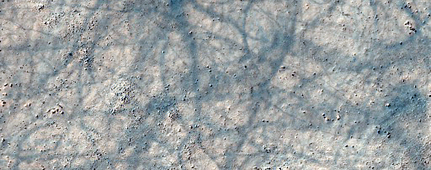 Thermally Distinct Deposit adjacent to Fracture