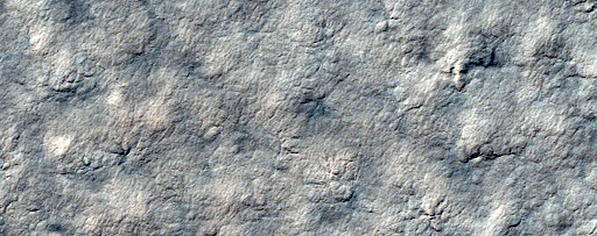Landforms Above Subsurface Radar Observations of South Polar Cap