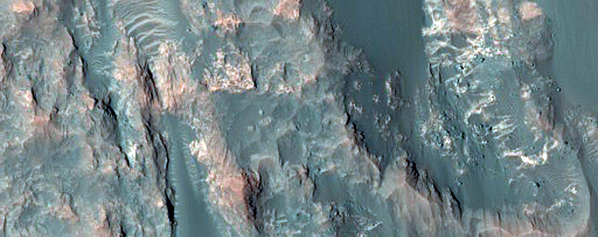 Tyrrhena Terra Central Peak Dunes