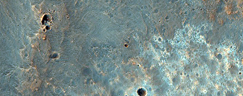 Fan in Crater in Tyrrhena Terra