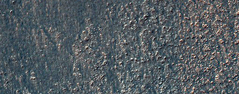 Sharp Boundary within Crater