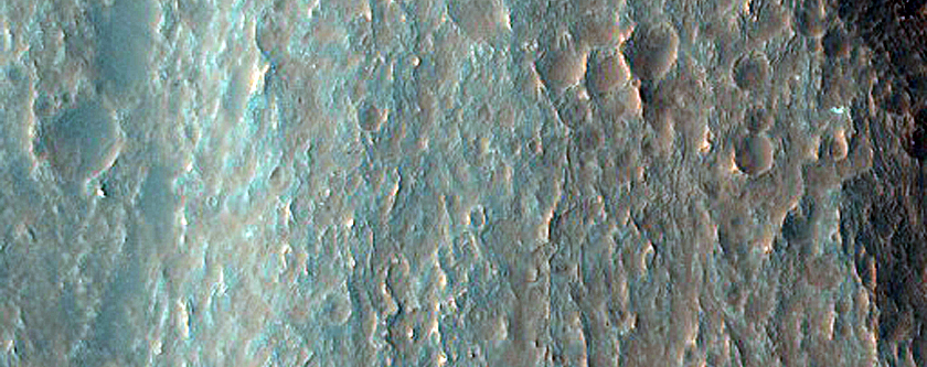 Alluvial Fan in Melas Chasma