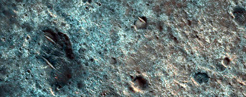 Valley Leading to Old Crater North of Herschel Crater