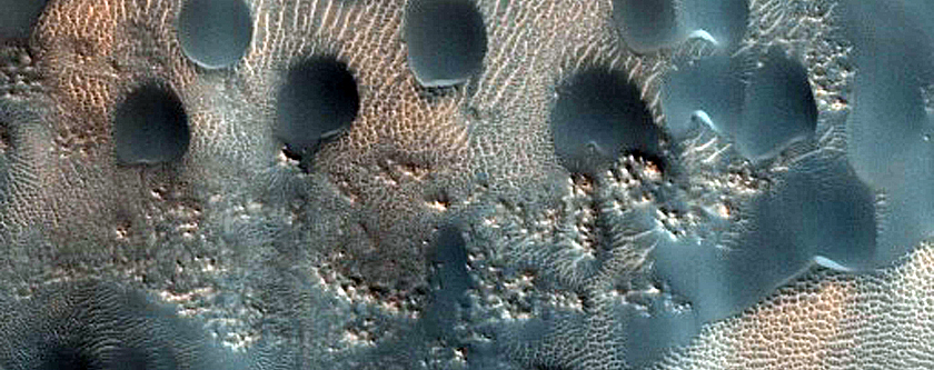 Dune Monitoring in Crater
