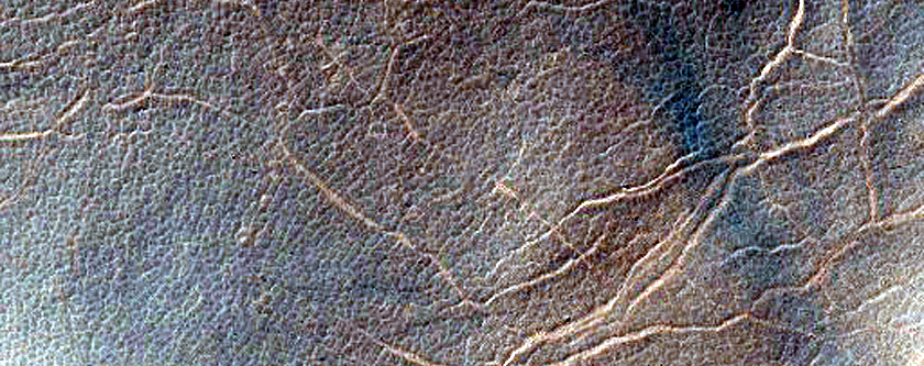 Central Pit and Later Deposits within Henry Moore Crater