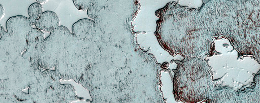 South Polar Residual Cap Seasonal Features