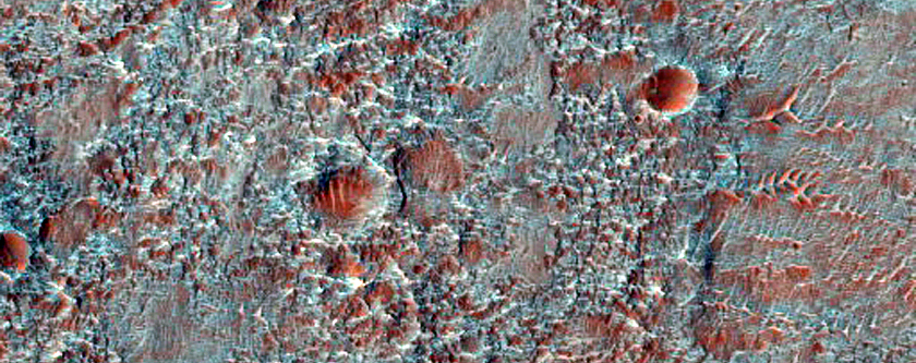 Terrain North of Ladon Valles