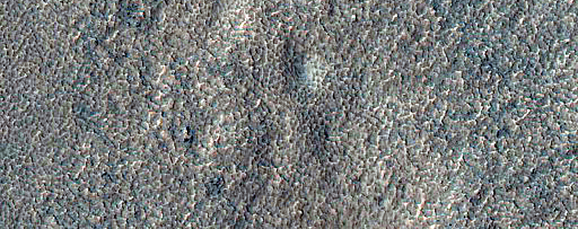 Channel North of Kepler Crater