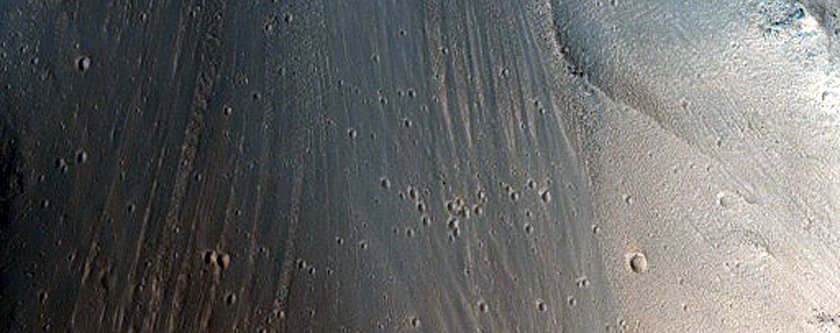 Kasei Valles Scarps and Terraces