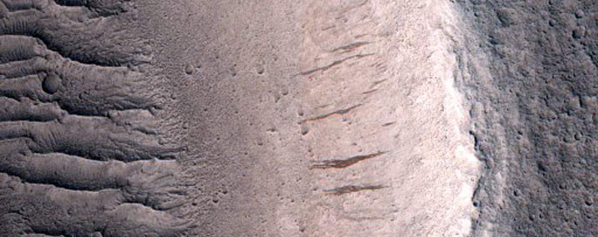 Channel East of Sulak Crater