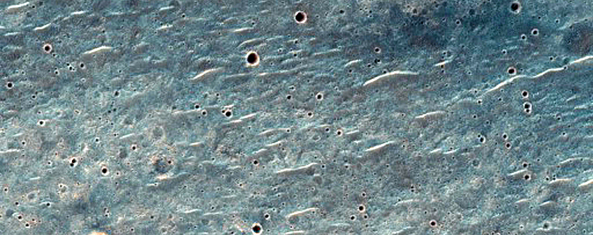 Channels on Flank of Tyrrhena Patera