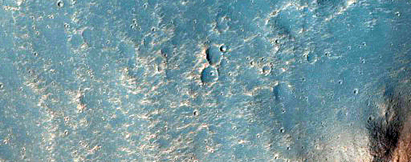 Kasei Valles Alluvial Fans and Scarp