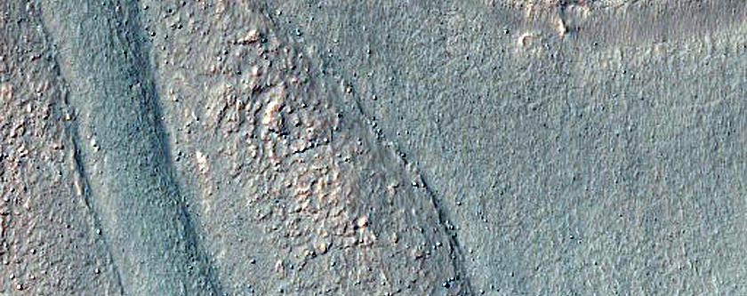 Mantle Moving Downslope in Nereidum Montes