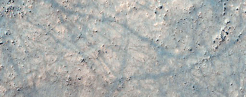 Terrain Southeast of Green Crater